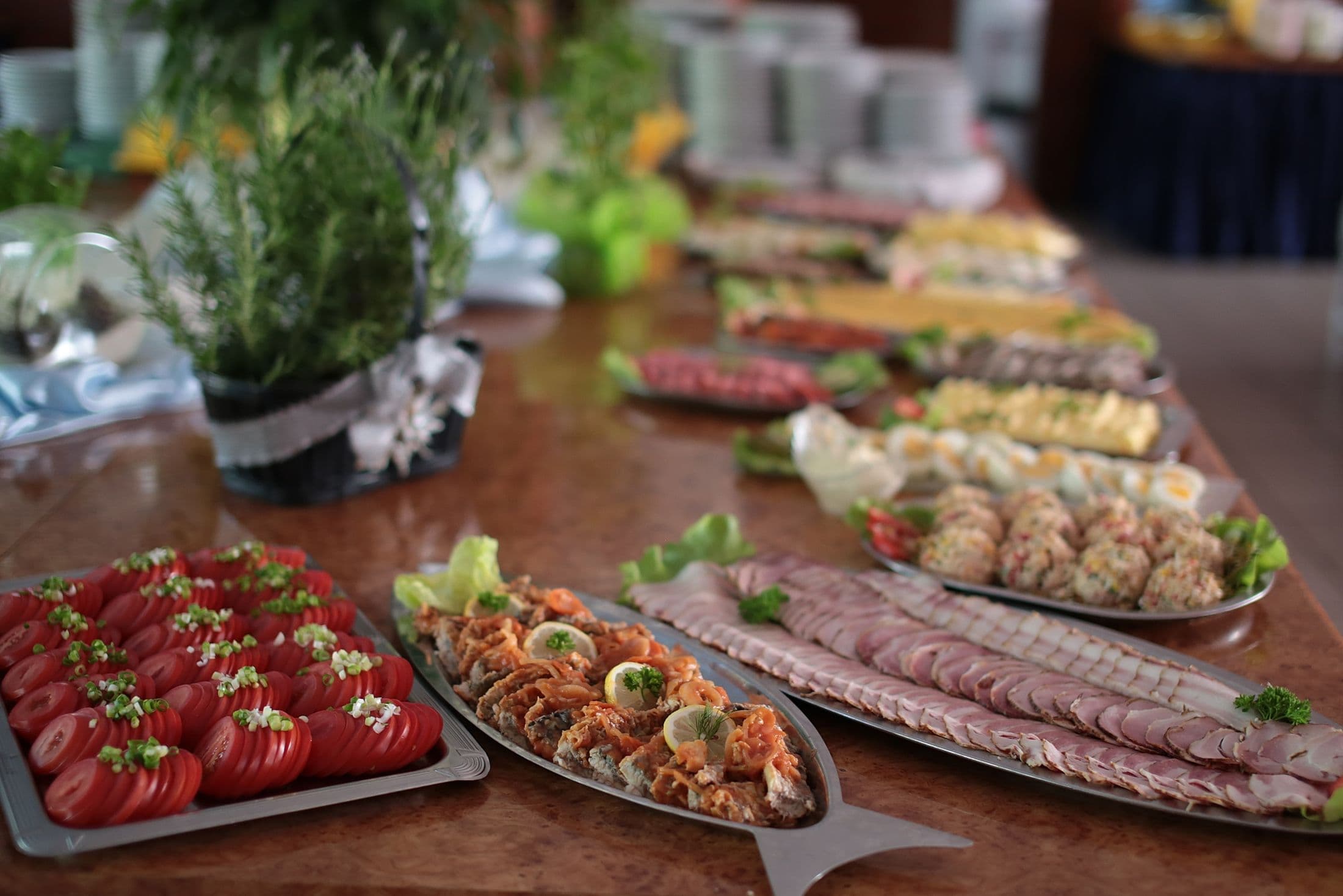 posiłki w formie bufetu