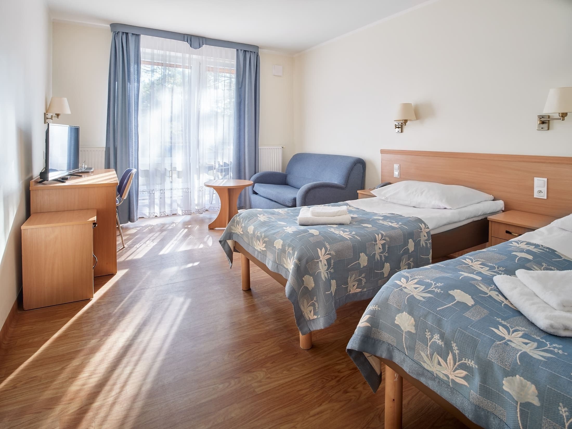 pokój premium 2+ niebieski