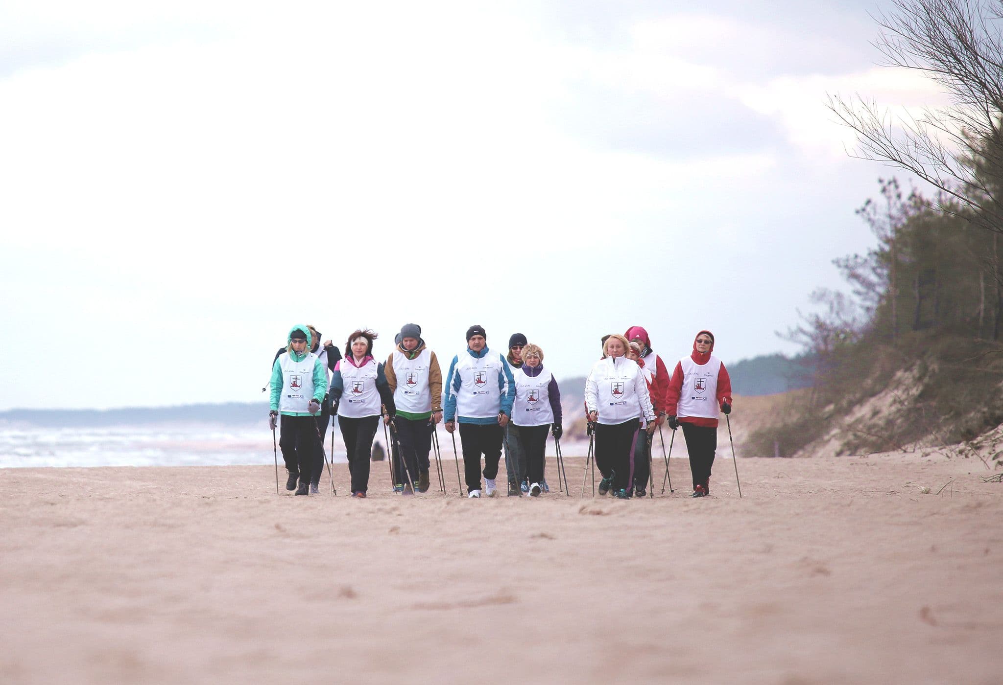 nordic walking łeba urlop