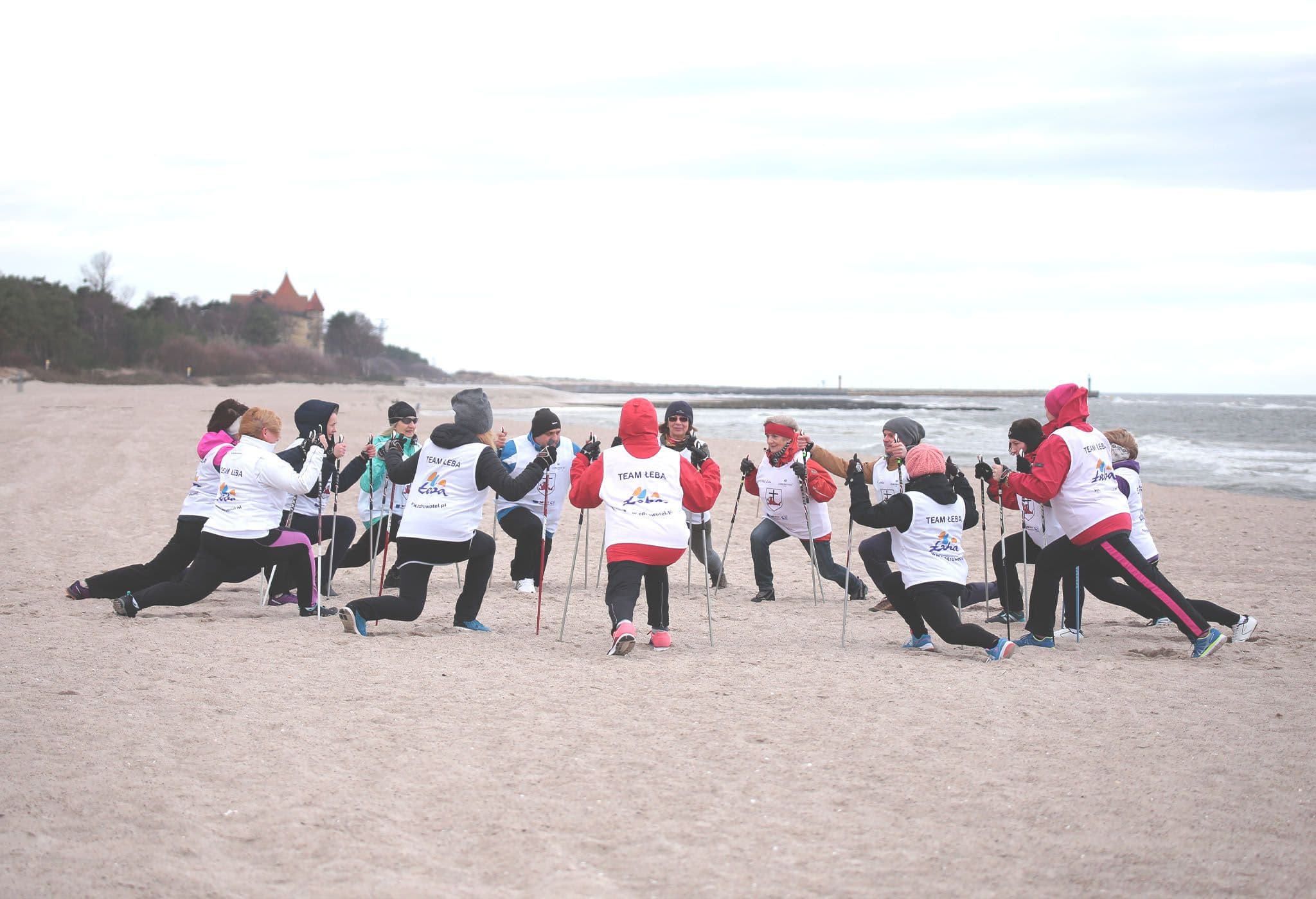nordic walking łeba wczasy