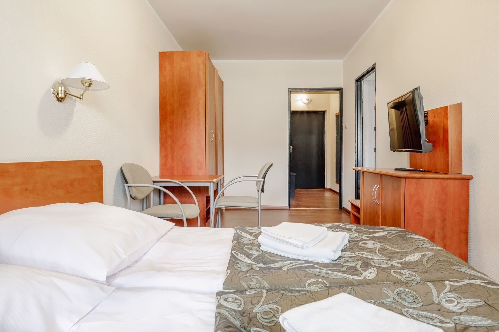 pokój studio podwójny zdrowotel sypialnia